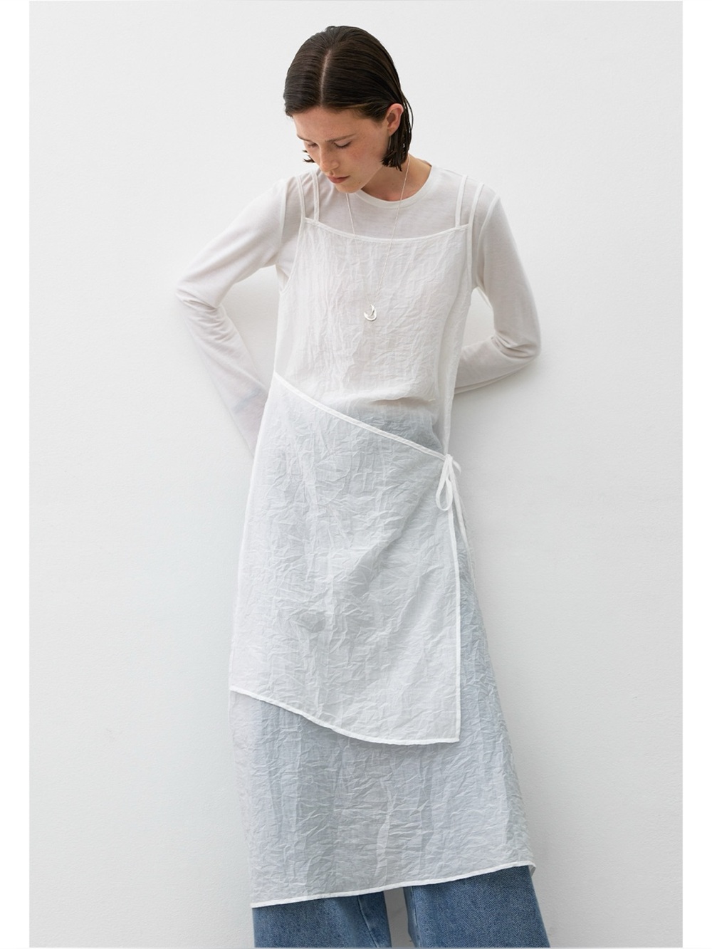 Layered apron dress